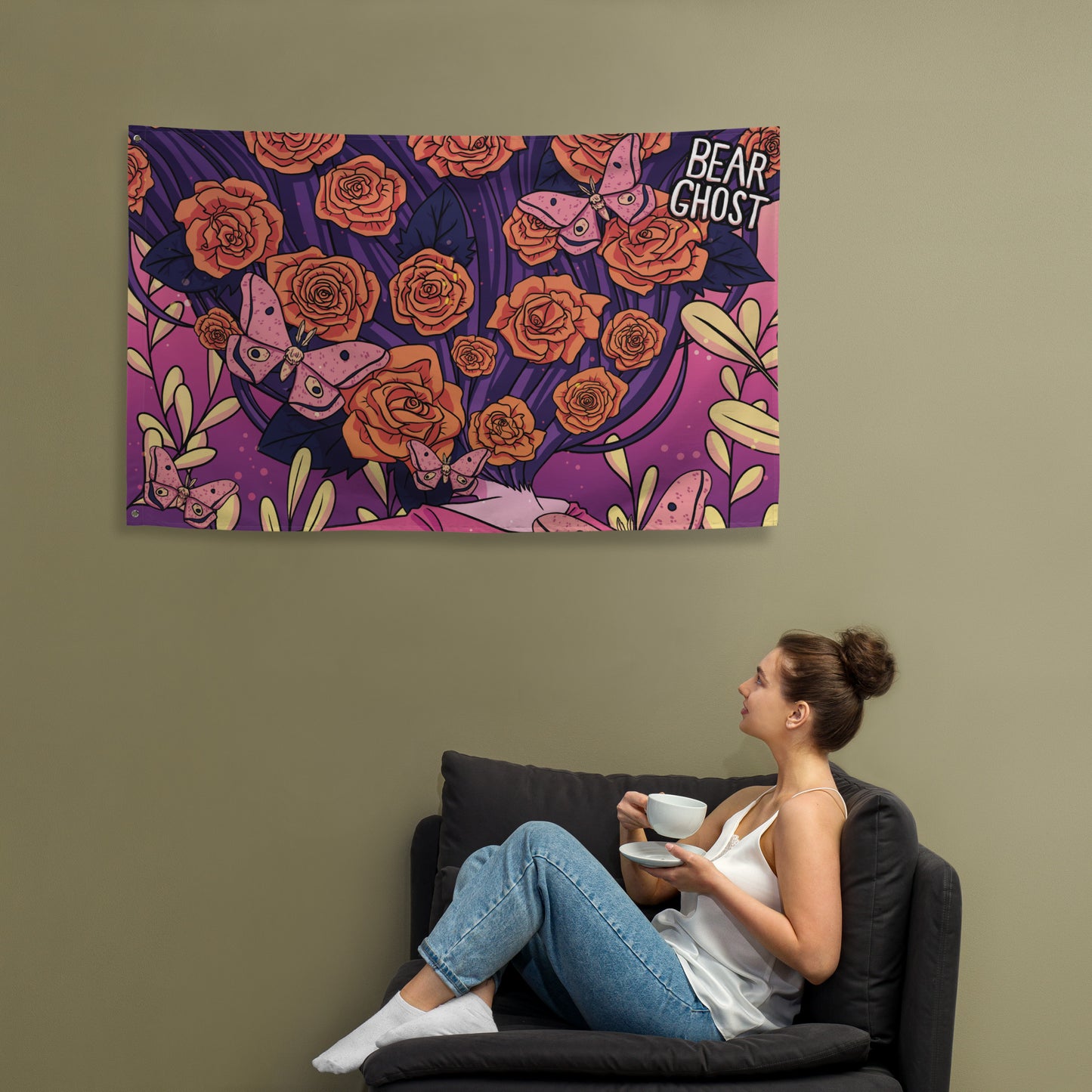 Bear Ghost - "jiminy" Flag