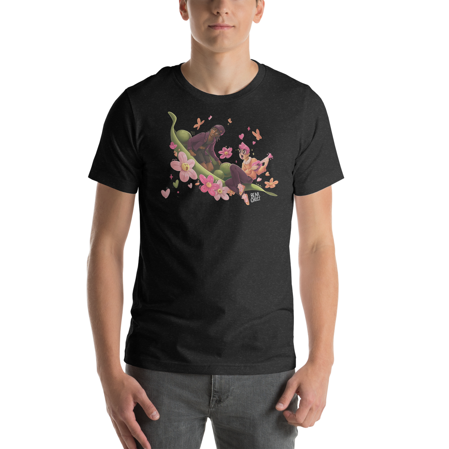 Bear Ghost Peas & Love T-shirt