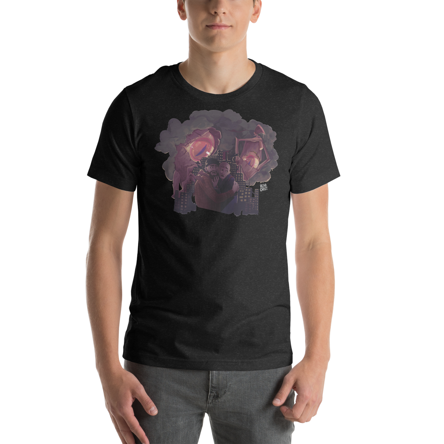 Bear Ghost Bark Skinpson T-shirt