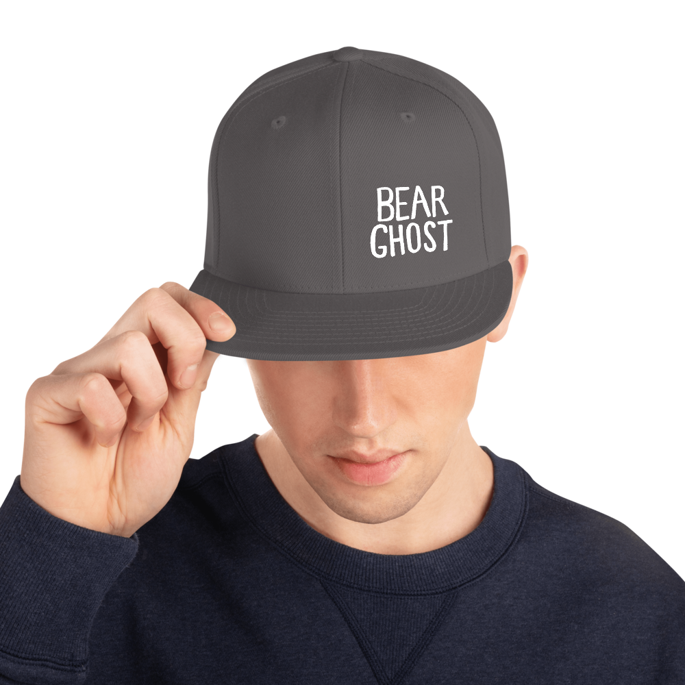 Bear Ghost Snapback Hat