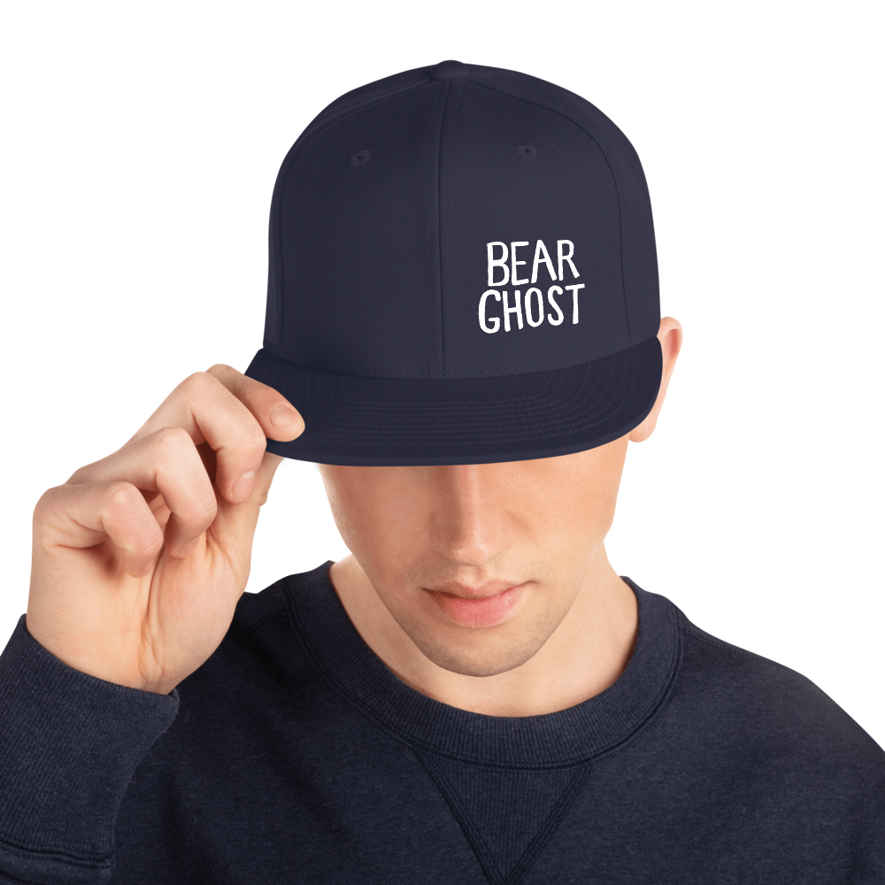 Bear Ghost Snapback Hat