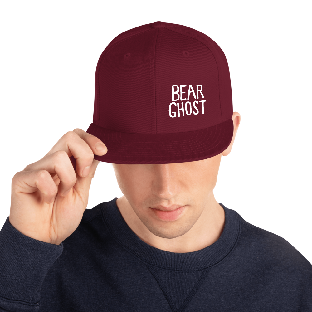 Bear Ghost Snapback Hat