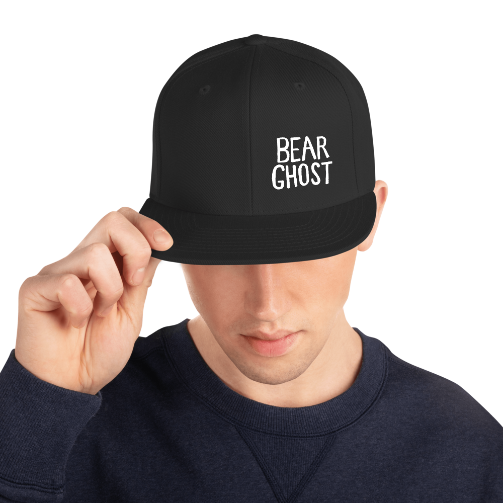 Bear Ghost Snapback Hat