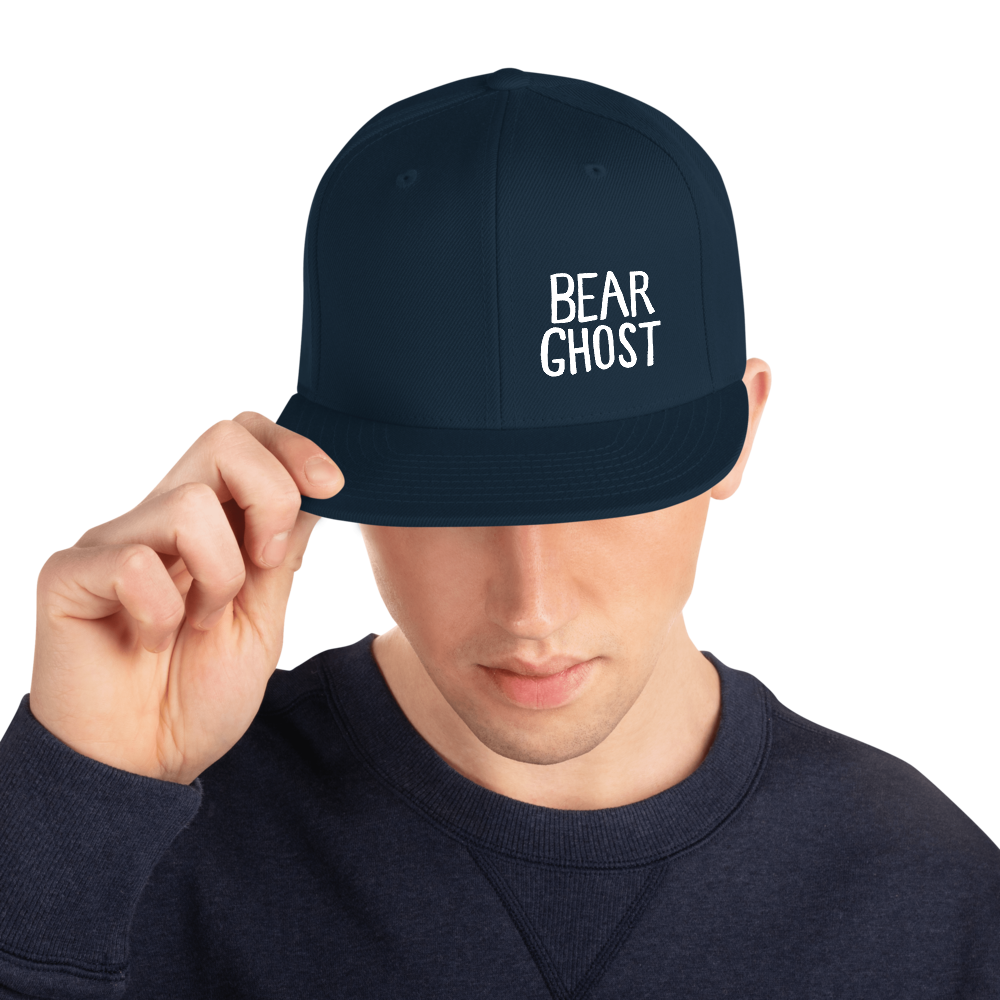 Bear Ghost Snapback Hat