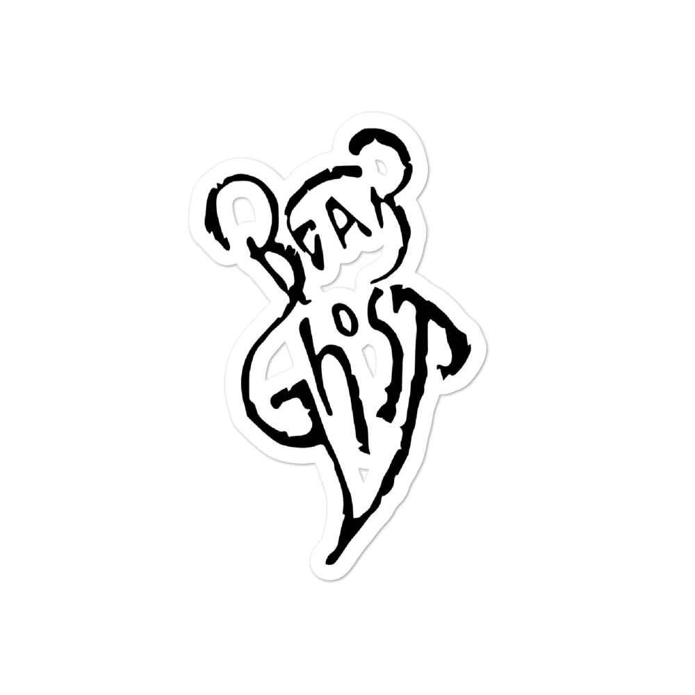 Bear Ghost Bear Sticker