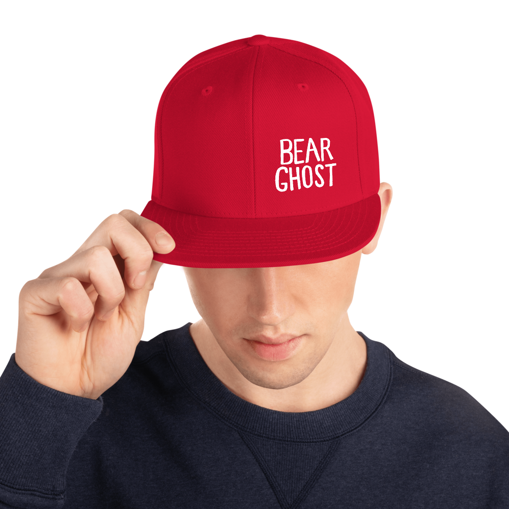 Bear Ghost Snapback Hat