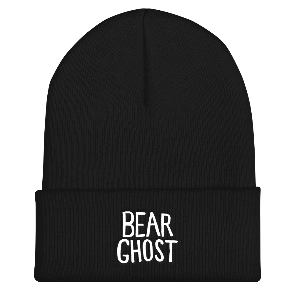 Bear Ghost Logo Cuffed Beanie