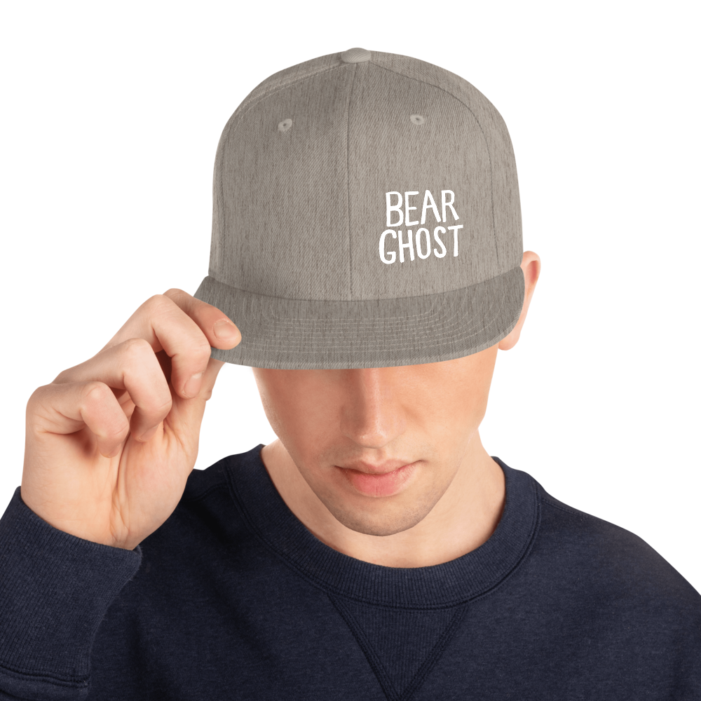 Bear Ghost Snapback Hat
