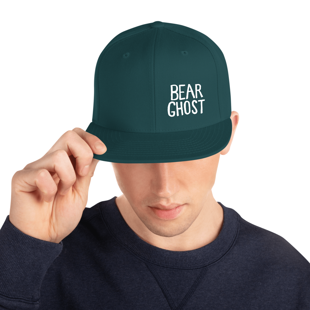 Bear Ghost Snapback Hat