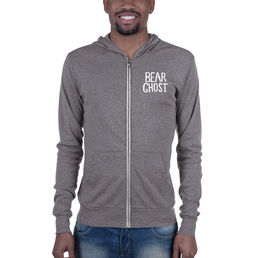 Bear Ghost Hive Zip Up Hoodie