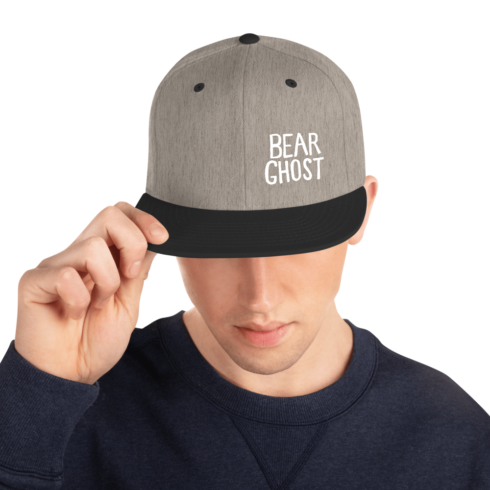 Bear Ghost Snapback Hat