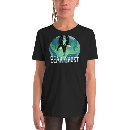 Bear Ghost Necromancin' Youth Short Sleeve T-Shirt