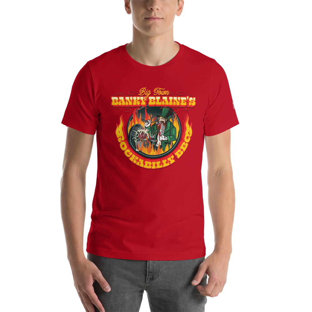 Big Town Banky Blaine's Rockabilly BBQ T-Shirt