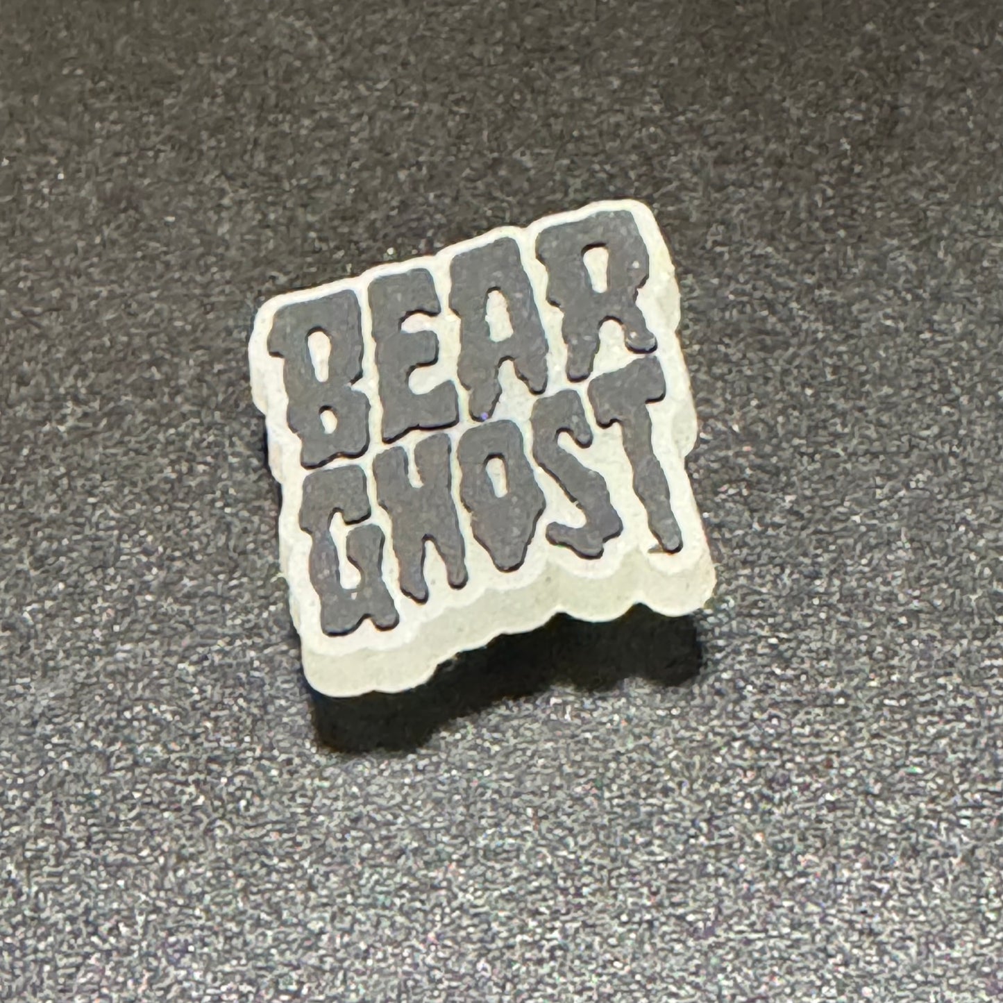 Bear Ghost Glow In The Dark Croc Charm