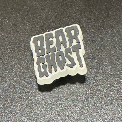 Bear Ghost Glow In The Dark Croc Charm