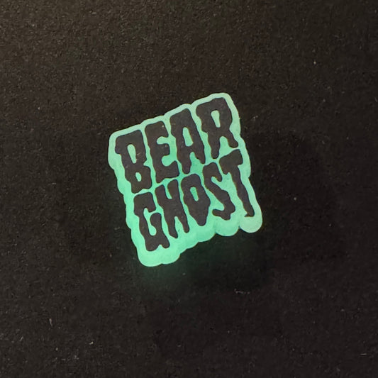 Bear Ghost Glow In The Dark Croc Charm