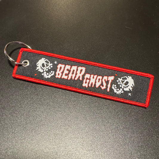 Bear Ghost Skull Flight Key Tag