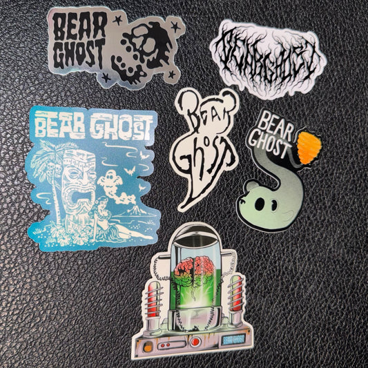 Bear Ghost Sticker Pack - Series 1