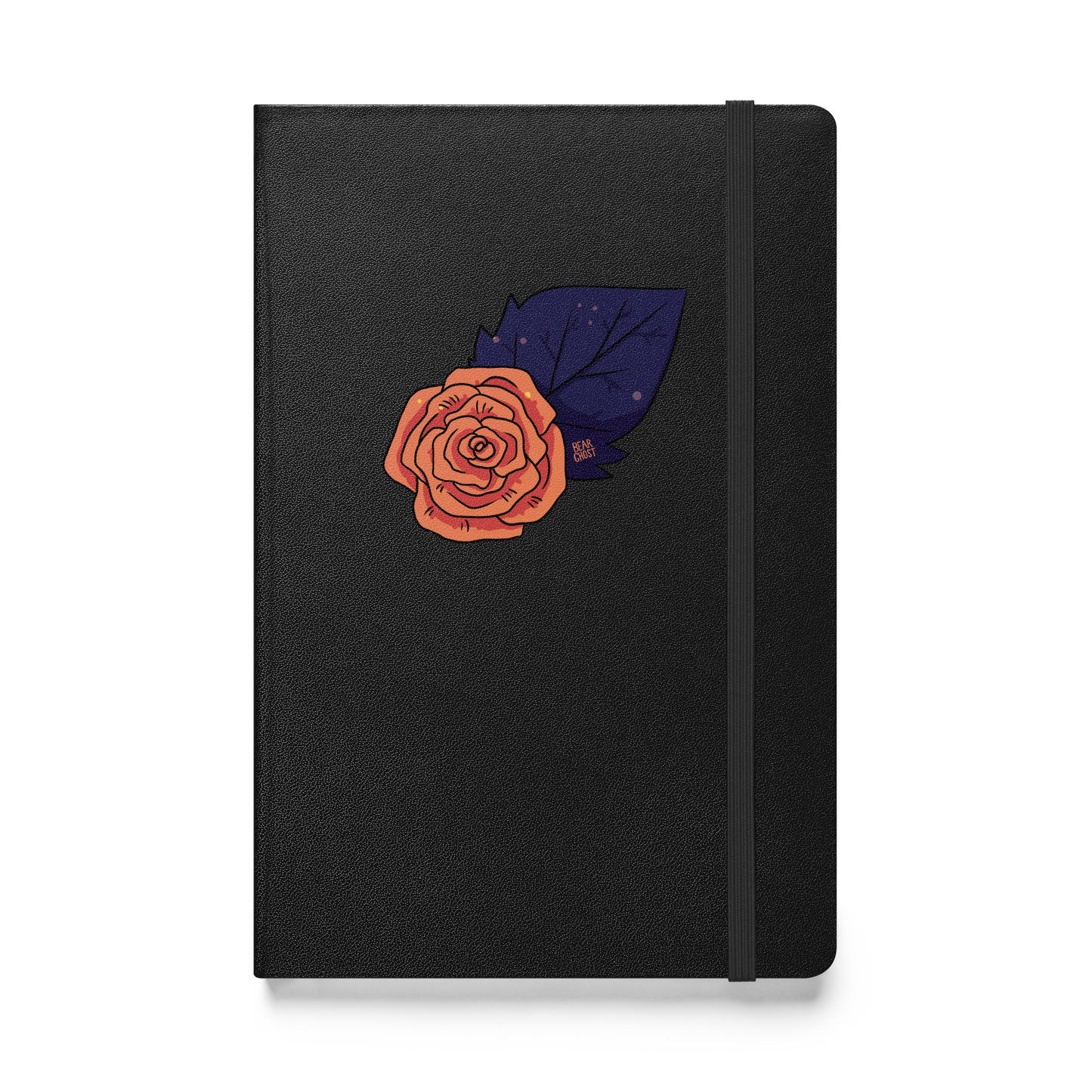 Bear Ghost - Rose Hardcover Bound Notebook