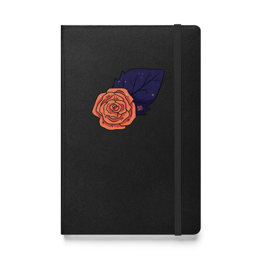 Bear Ghost - Rose Hardcover Bound Notebook