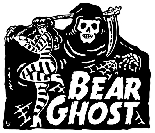 Bear Ghost Reaper Enamel Pin