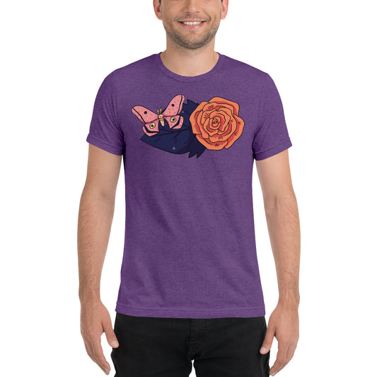 Bear Ghost Jiminy Moth + Rose T-shirt