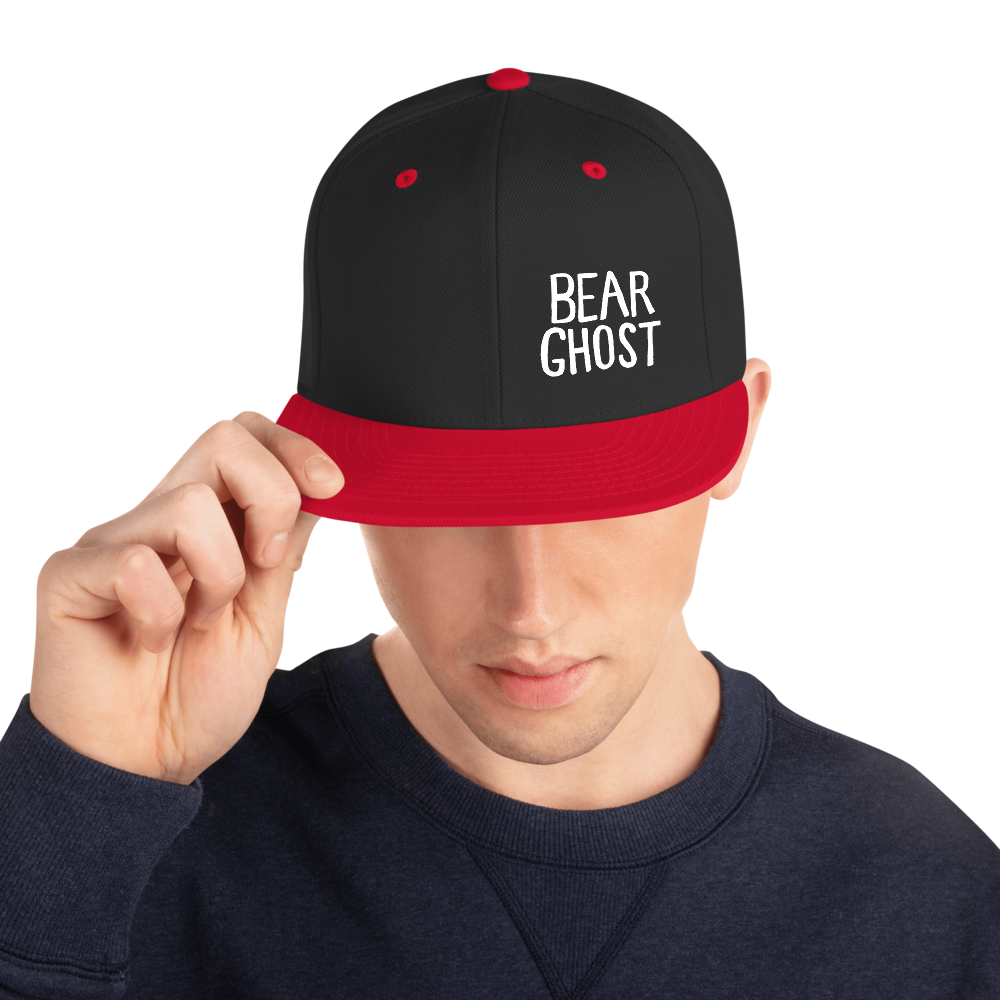 Bear Ghost Snapback Hat