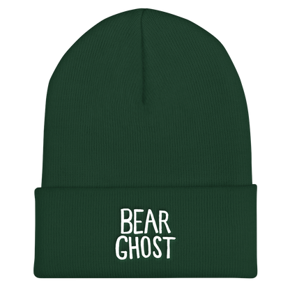 Bear Ghost Logo Cuffed Beanie