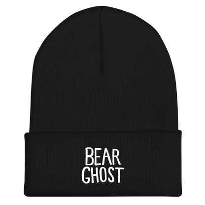 Bear Ghost Logo Cuffed Beanie