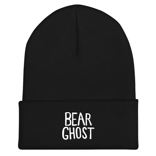 Bear Ghost Logo Cuffed Beanie
