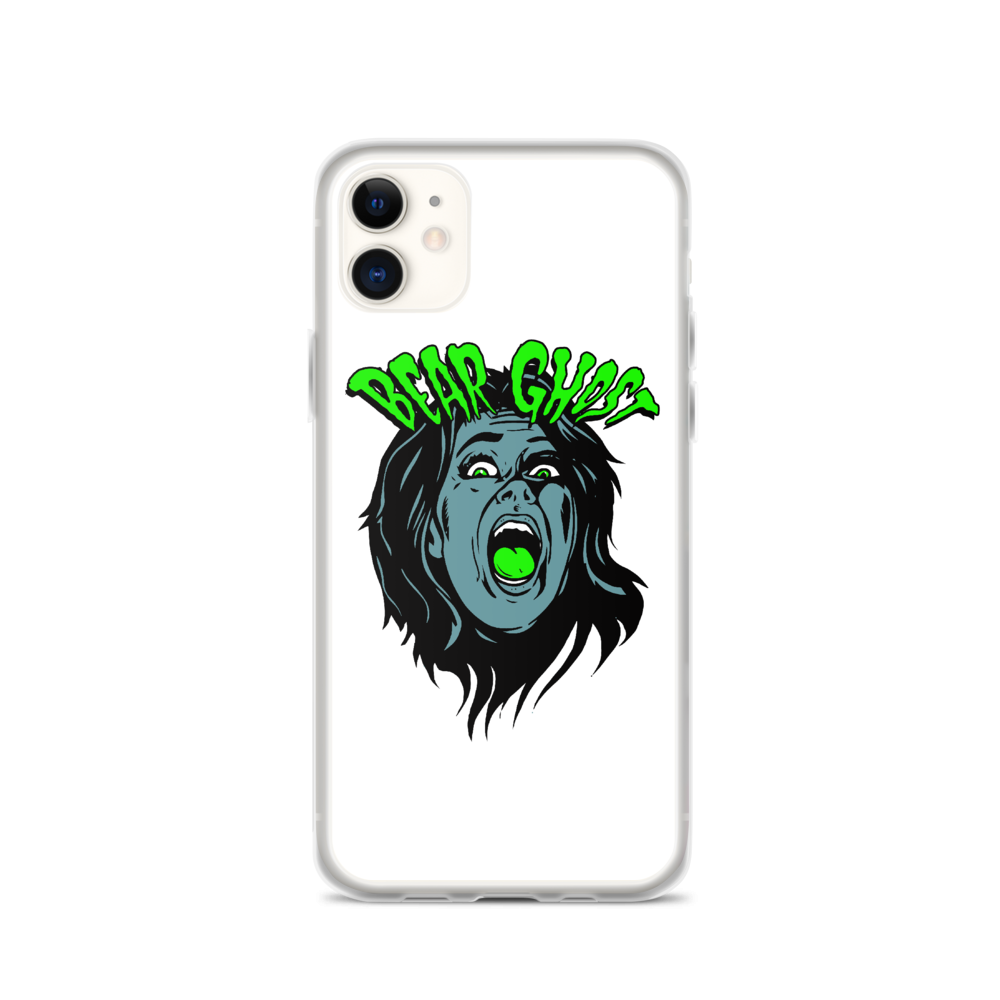 Bear Ghost Scream iPhone Case