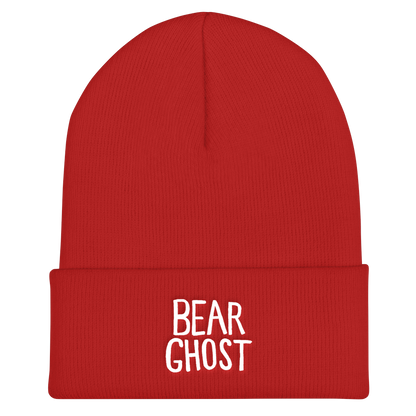 Bear Ghost Logo Cuffed Beanie