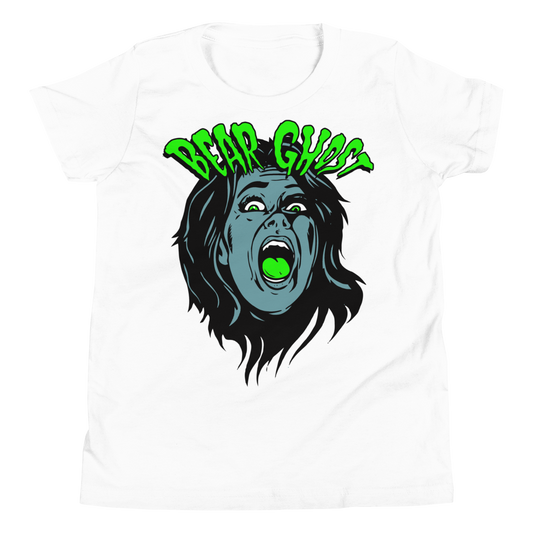 Bear Ghost Scream Youth T-Shirt