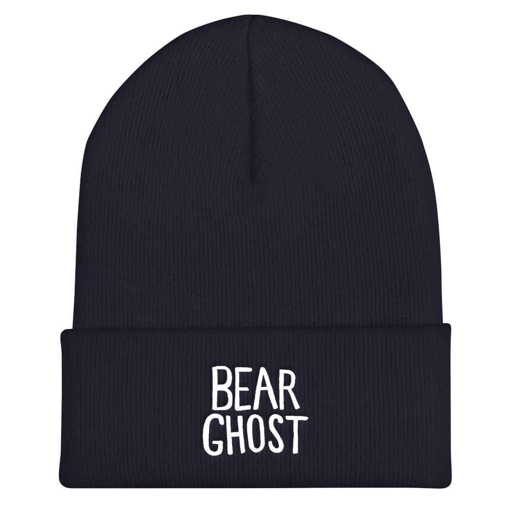 Bear Ghost Logo Cuffed Beanie
