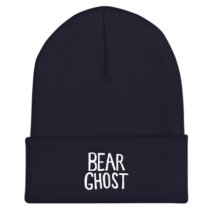 Bear Ghost Logo Cuffed Beanie