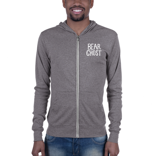 Bear Ghost Hive Zip Up Hoodie