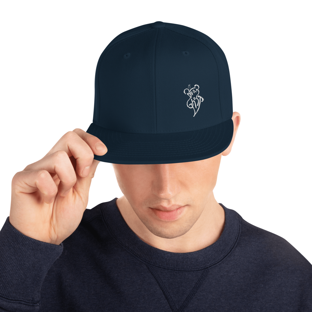 Bear Ghost Bear Logo Snapback Hat