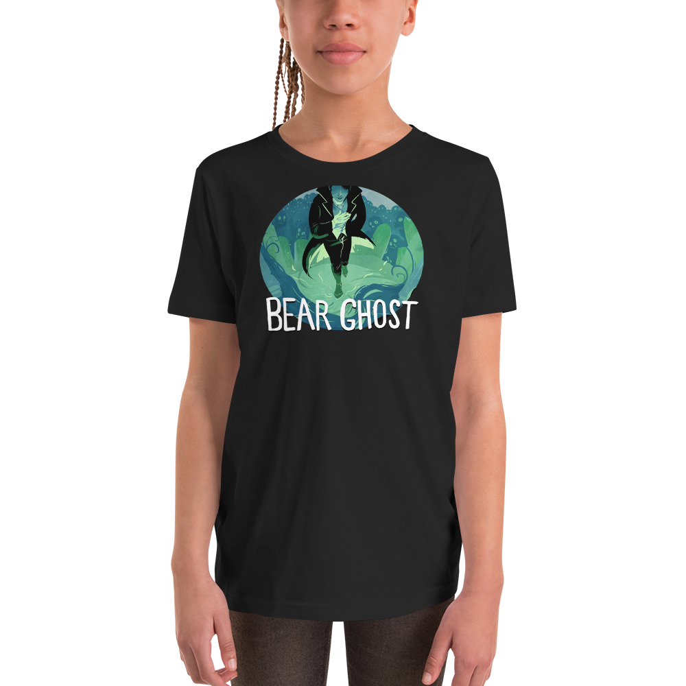 Bear Ghost Necromancin' Youth Short Sleeve T-Shirt