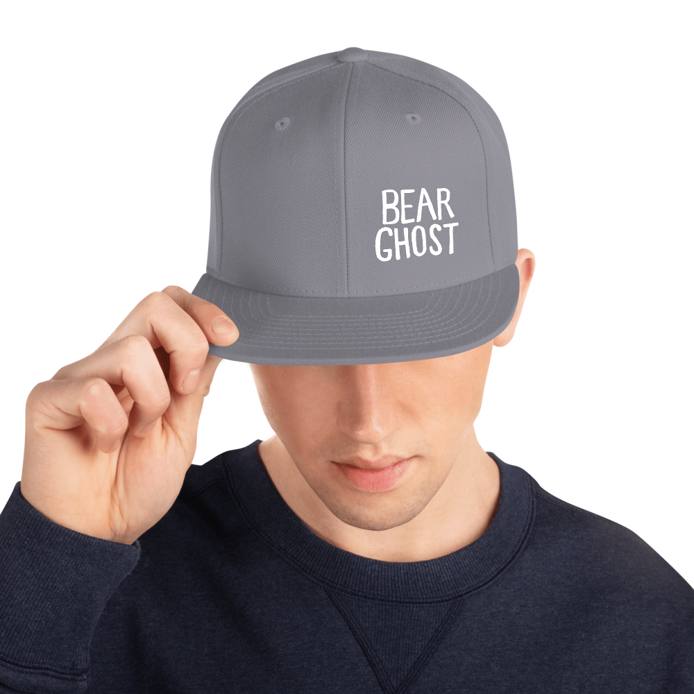 Bear Ghost Snapback Hat