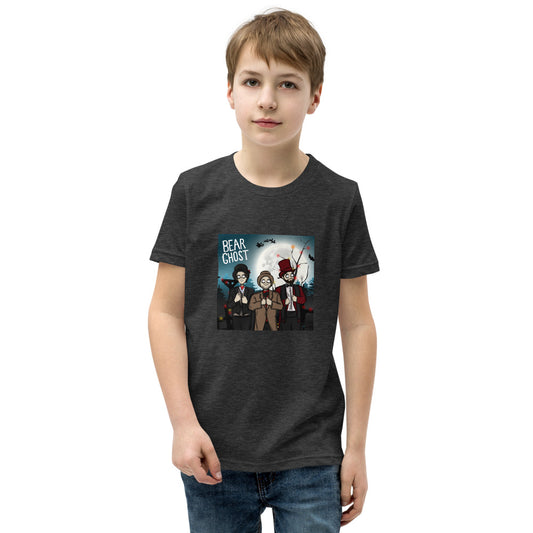 Bear Ghost Christmas Fellows Youth T-Shirt